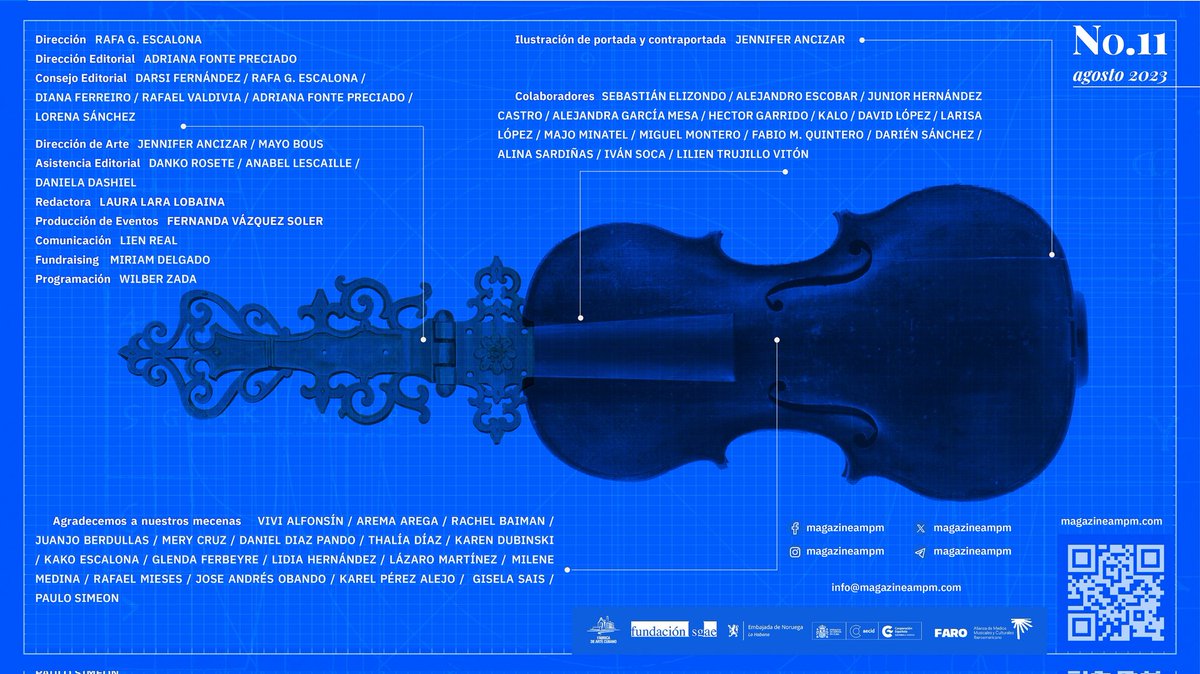 En este número miramos a lo micro y lo macro del estado de las salas y espacios de concierto en Cuba. 

Con diseño de <a href="/AncizarJen/">AncizarCollage</a>
y <a href="/mayo_bous_art/">Mayo Bous Art</a>.

Esperamos que lo disfruten tanto como nosotres.

🔗 magazineampm.com/magazine-ampm-…