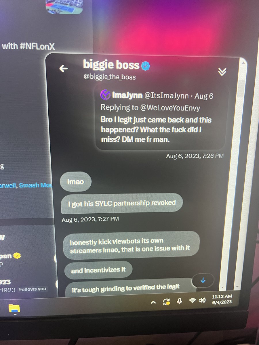 AirborneUs's tweet photo. @kick @biggie_the_boss Tell is what you really mean? Kick uses viewbots and incentivizes it? https://t.co/J3gxj6OtD1