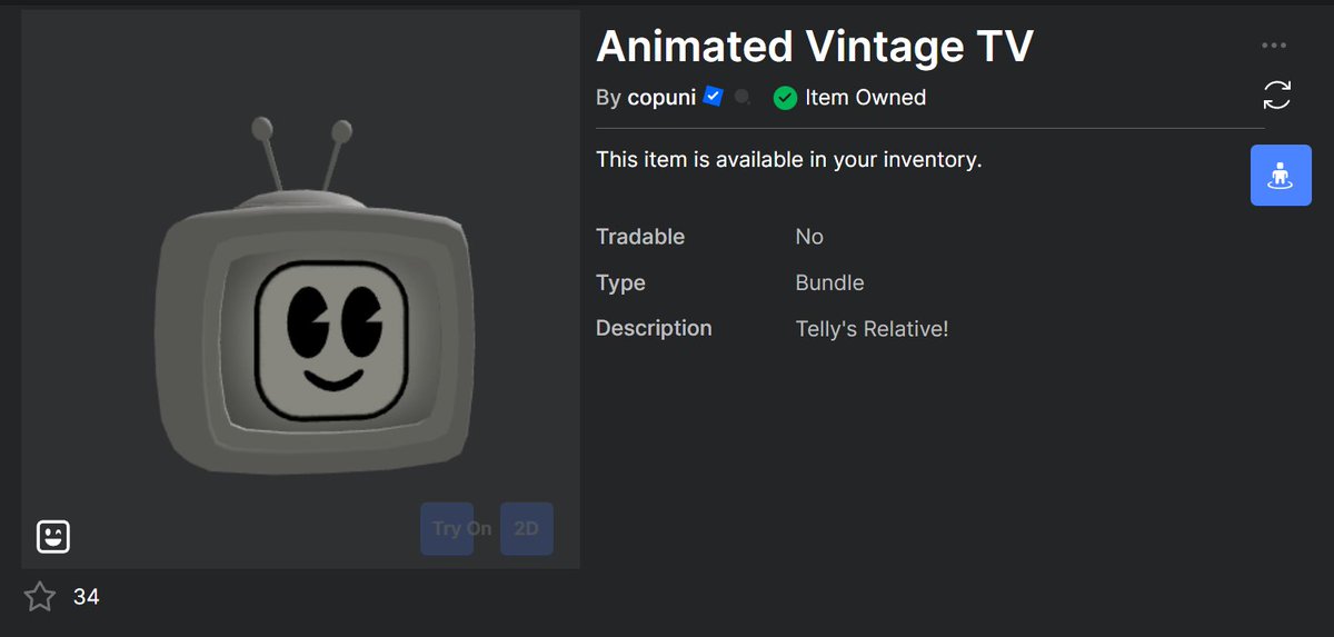FreeUGCBundle's tweet photo. Get the new "Animated Vintage TV" Bundle for Free!
Limited Time: Unknown

https://t.co/4coRANNKjr

#FreeRobloxUGC #RobloxUGC #FreeUGC #FreeBundles #FreeBundle #UGC https://t.co/Mc4kWLo8mP