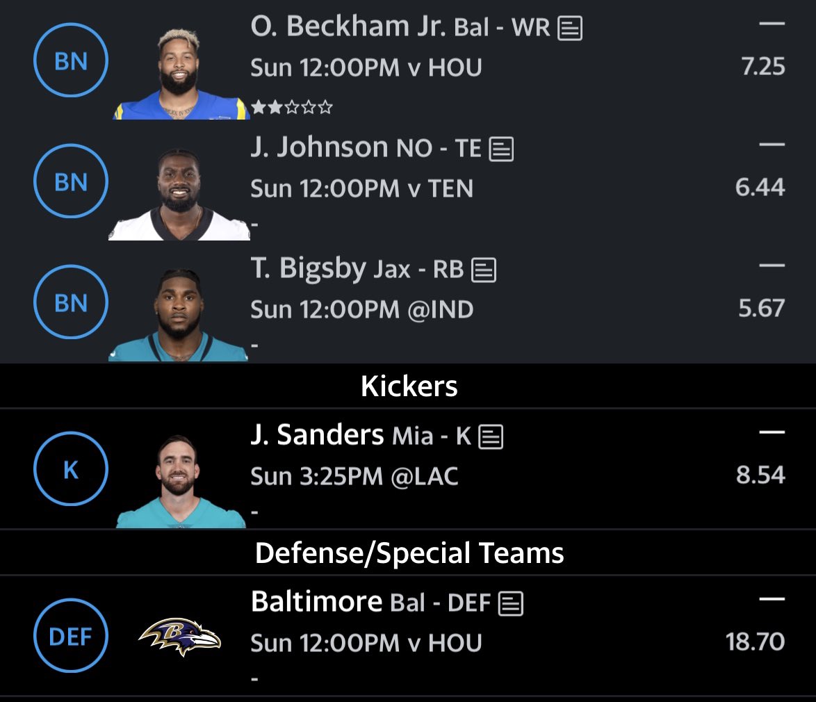 SamWiseIII's tweet photo. @LoechnerNFL 12 team half ppr drafted 6th https://t.co/m7meOMBzJQ