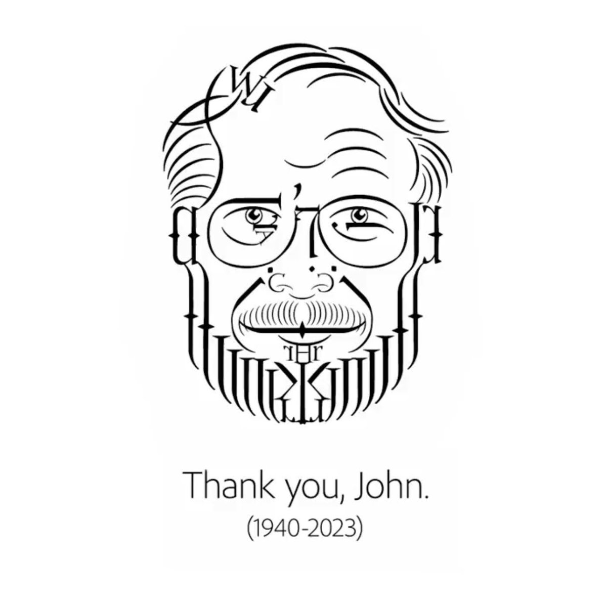 perkilondon's tweet image. Rest in Peace John Warnock. #adobe #postscript #acrobat #pdf