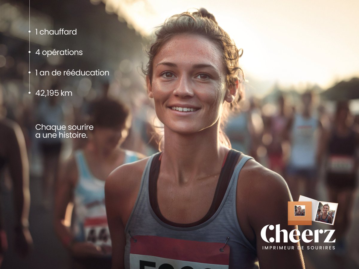 Steveagency's tweet photo. Notre 1ère campagne pour @CheerzTo . Ou la preuve en affiches que le sourire de la Joconde n’est pas le seul à mériter l’attention. https://t.co/ImxEFvZXtc