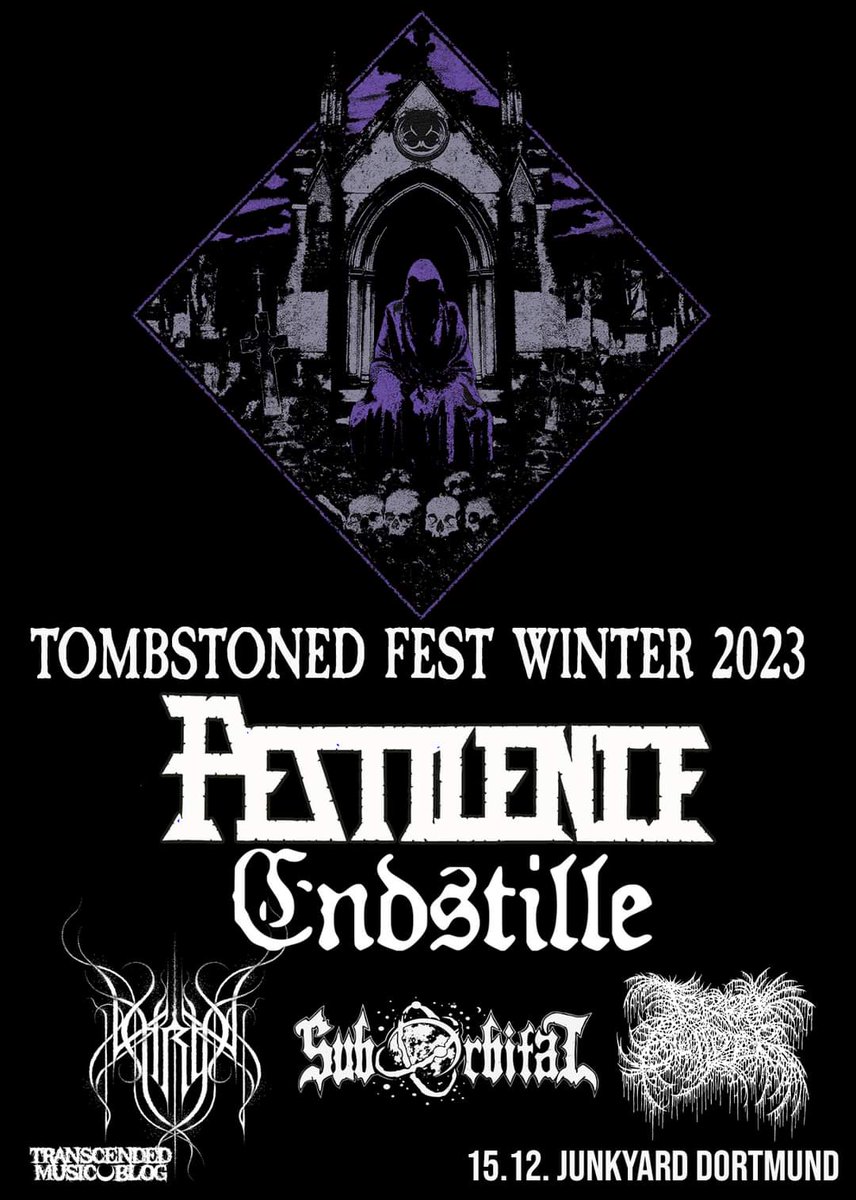 SubOrbitalOSDM's tweet image. New #SubOrbital show confirmed wirh #Pestilence @Junkyard #Dortmund