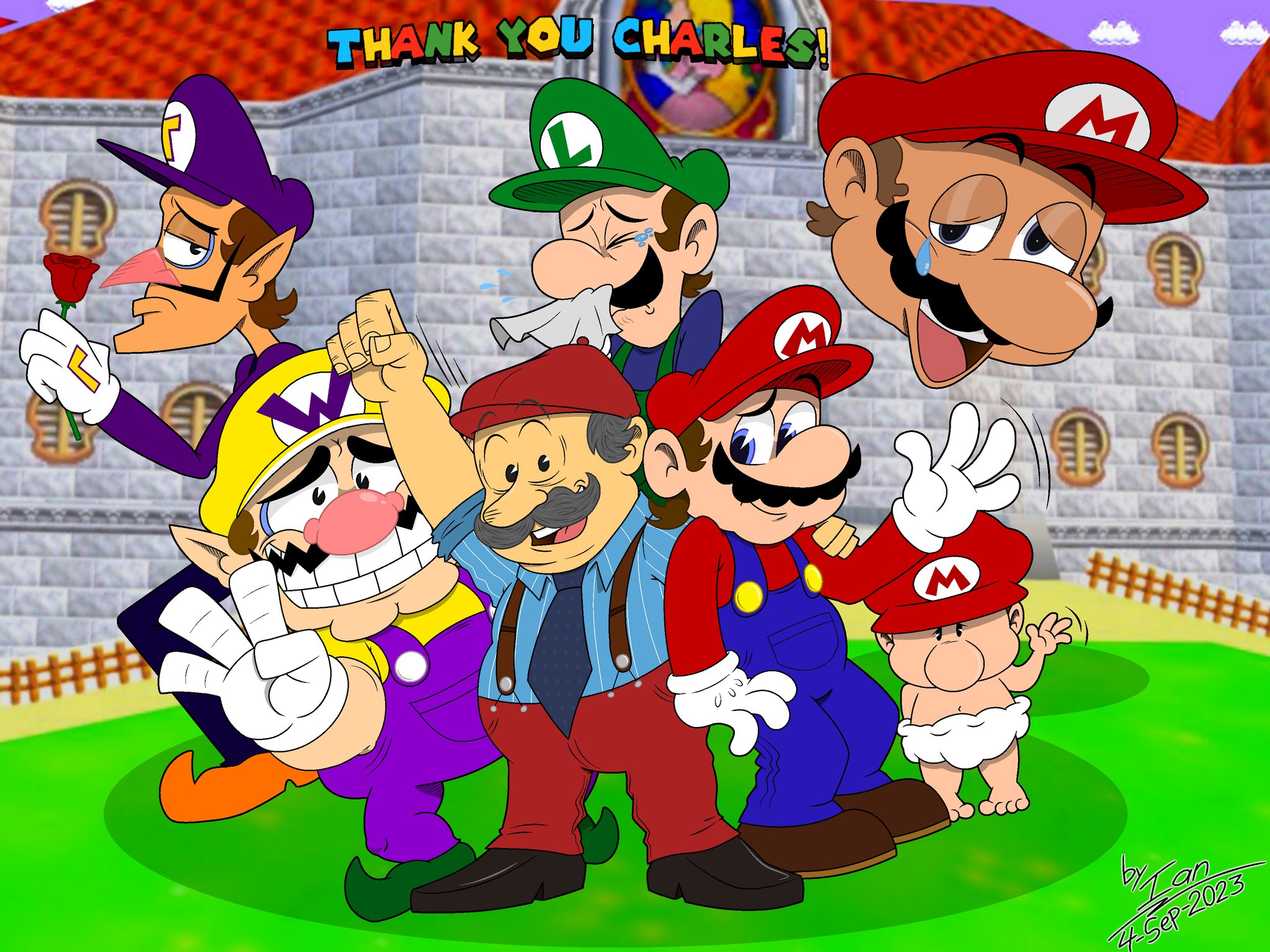 I made Mario,Luigi,Wario and Walluigi in papa Louis pals : r/Mario