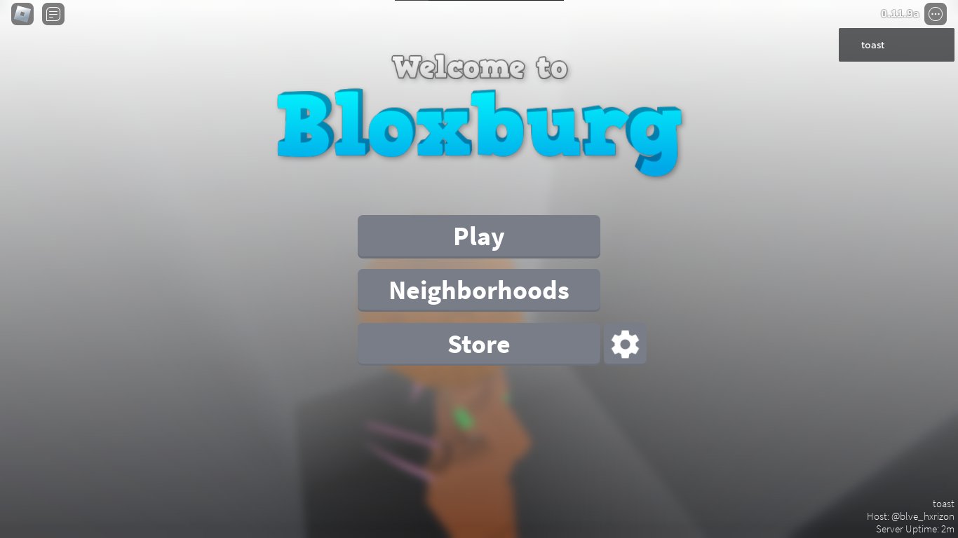 Welcome to Bloxburg - Update Log - Bulletin Board - Developer Forum