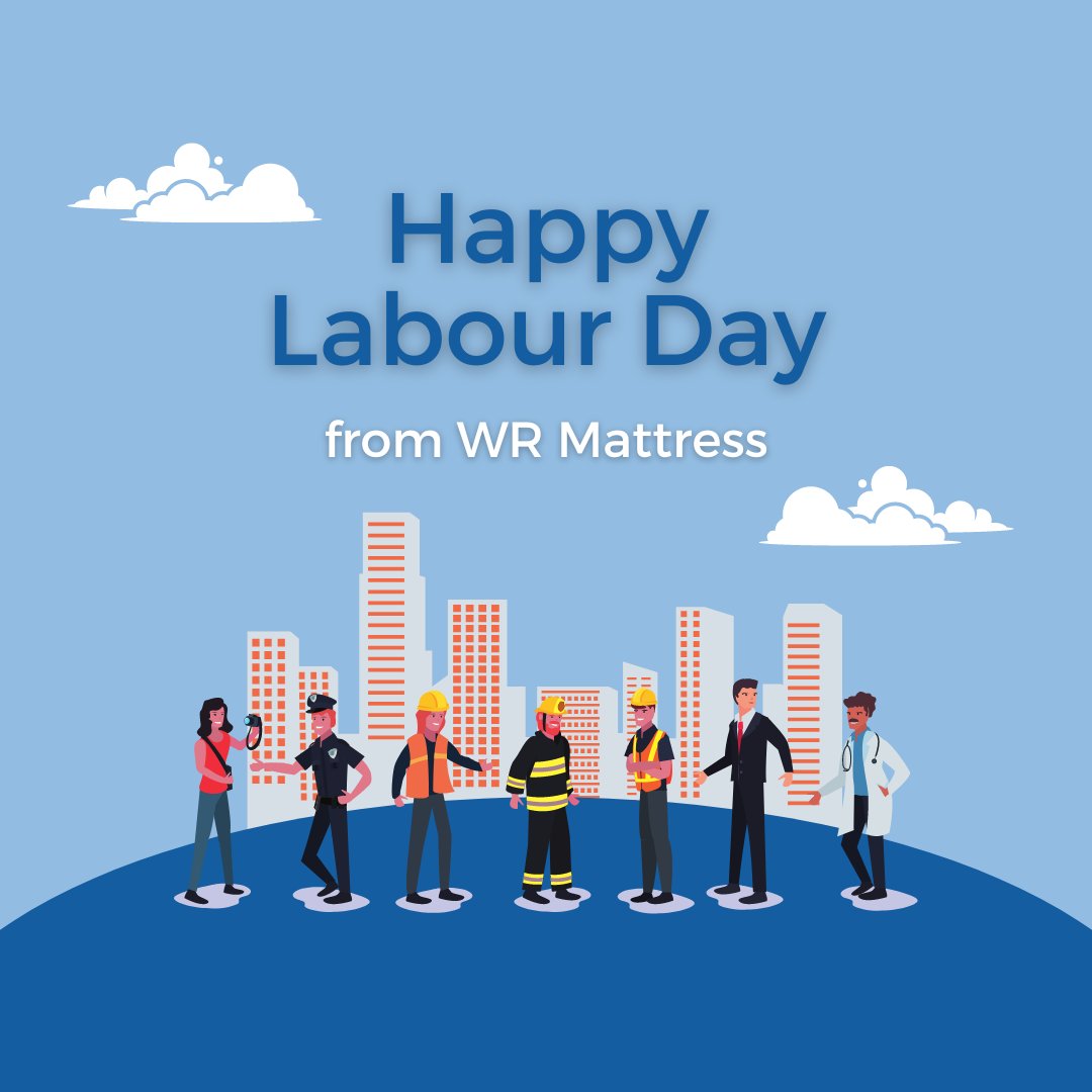WRMATTRESS's tweet image. Happy Labour Day! We hope you&apos;re all having a great long weekend ☀️

#LabourDay #Canada