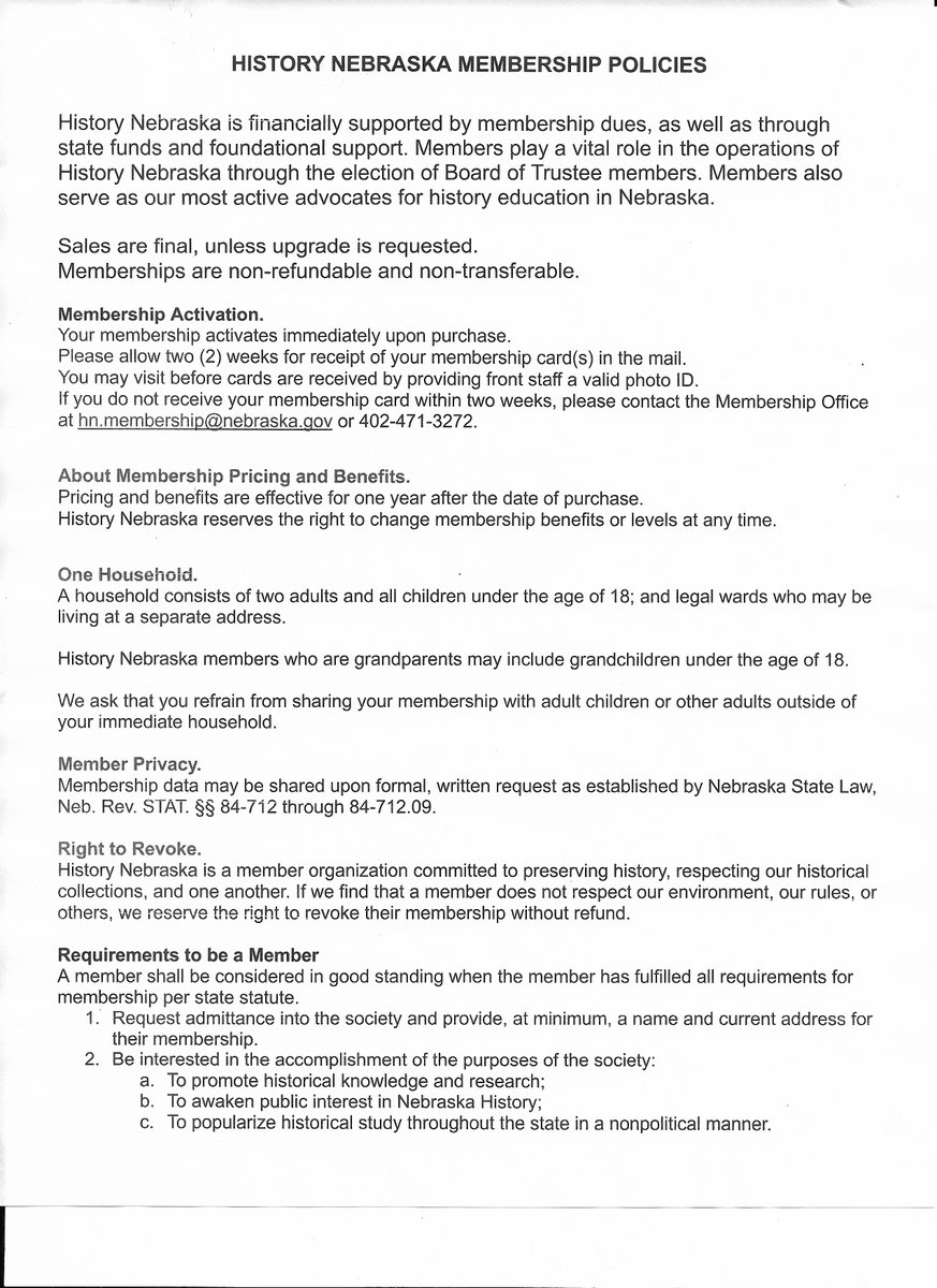 AngryNEGirl's tweet photo. @findtrevorjones History Nebraska (State Historical Society) Members vote for Gail Potter and Laura Munoz from District 1 in   HN Trustees Election.  A "FREE Vote Only Membership" is available, contact HN by the end of working day September 6 @4024713272 to receive an electronic ballot. https://t.co/zFLyCrgCB6