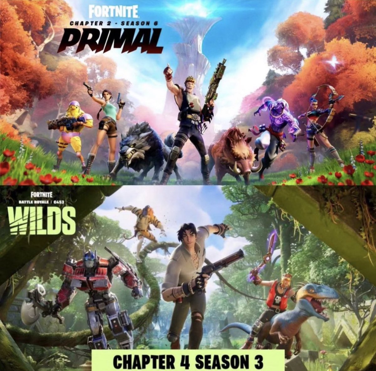 FortniteAgency's tweet photo. Which season was worse? 😳
#Fortnite https://t.co/3HoQbRAfiE