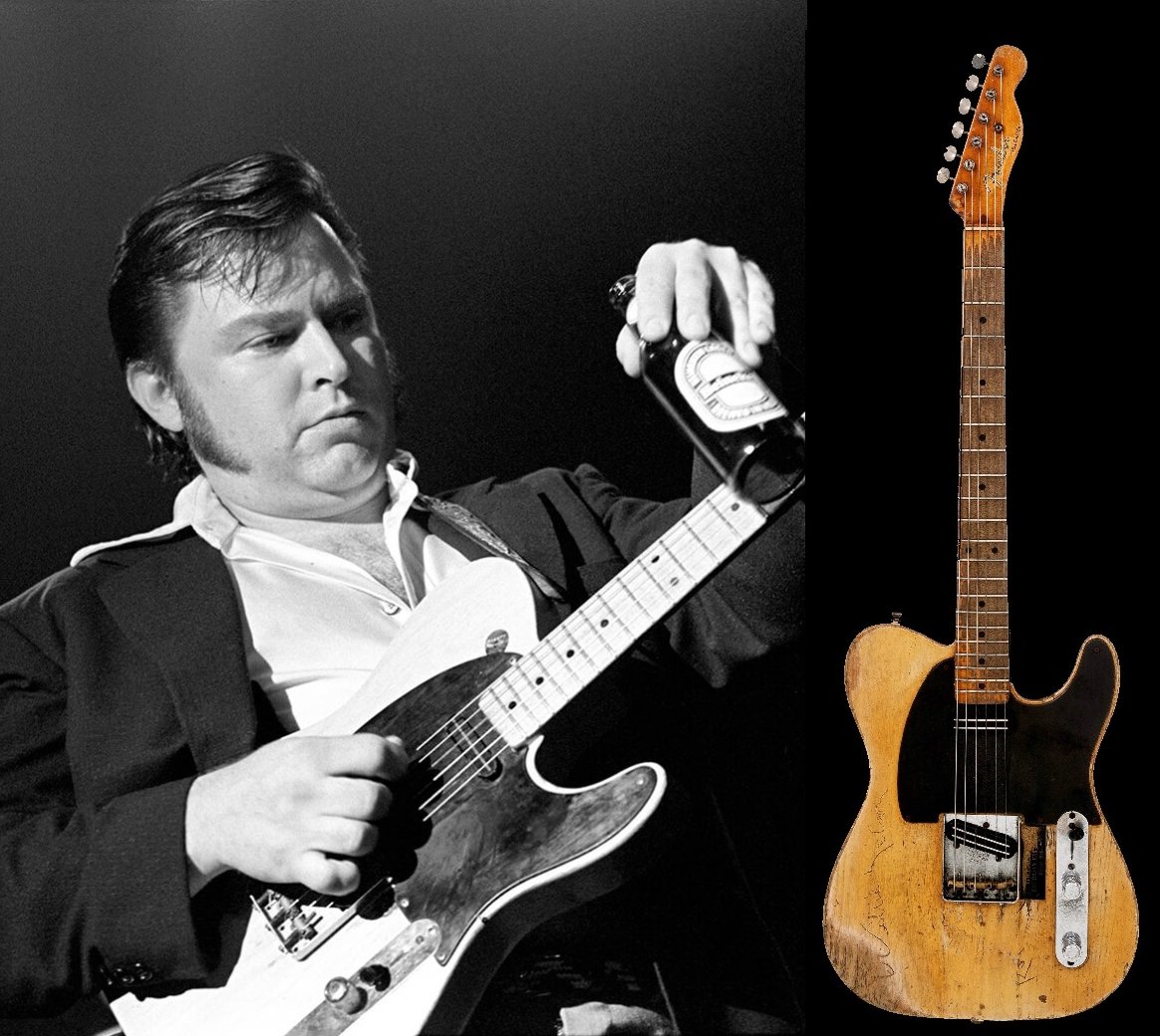 #DannyGatton Today, Danny Gatton, one of the greatest guitarists of all time, would have turned 78 years old - Danny Gatton's 1953 Fender Telecaster #guitar #Fender #Telecaster #FamousGuitars #HappyHeavenlyBirthdayDannyGatton