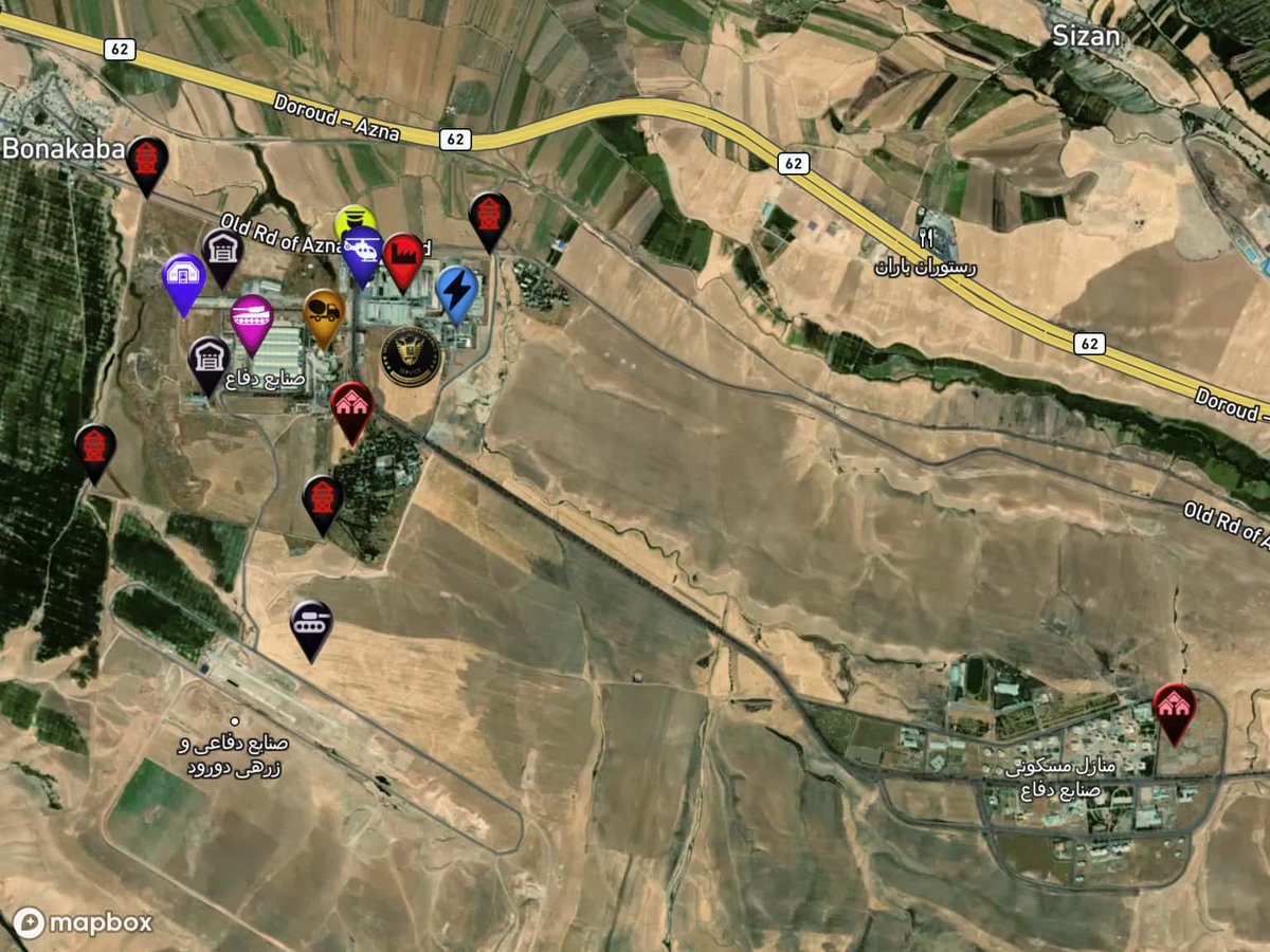UltrascanF's tweet photo. Dorud Bani Hashem Armored Complex - by #Cengiz · #MapHub
---
#intelligence #Map #Iran #military #IRGC #Israel #USA #Syria #Iraq #Lebanon
---
https://t.co/S1P5QKeT9B https://t.co/giMz1OLXHf