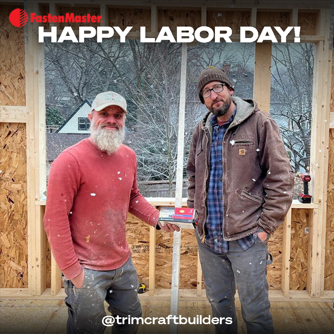 FastenMasterPro's tweet image. Happy Labor Day to all our PROs!

We appreciate all the hard work you&apos;ve put in as a PRO contractor! We hope you&apos;re taking time to relax and enjoy your day off – you&apos;ve earned it!

#FastenMaster #FastenMasterPRO #PRODriven