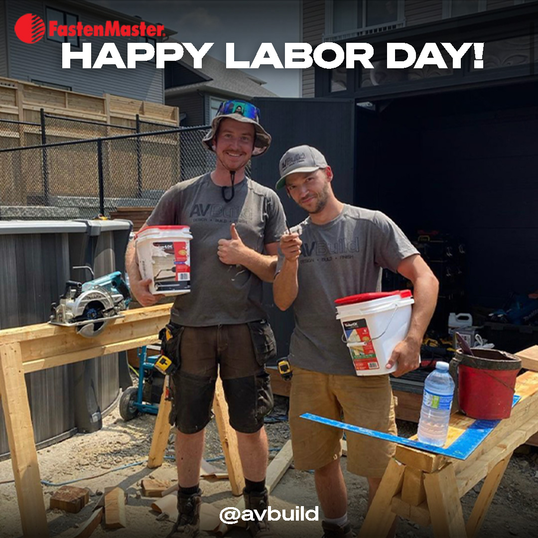 FastenMasterPro's tweet image. Happy Labor Day to all our PROs!

We appreciate all the hard work you&apos;ve put in as a PRO contractor! We hope you&apos;re taking time to relax and enjoy your day off – you&apos;ve earned it!

#FastenMaster #FastenMasterPRO #PRODriven