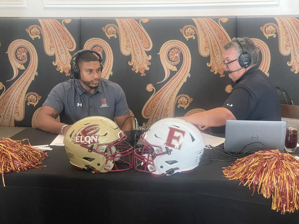 ElonFootball's tweet image. Great lunch at The Mark today as we discuss the Wake Forest game and look ahead to Gardner-Webb. #AED