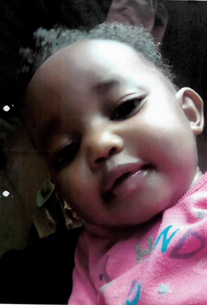 SAPoliceService's tweet photo. RT #sapsKZN Vryheid #sapsFCS Unit Detective seeks public assistance in locating Noluthando Minathi Xaba, aged 2, who is #missing. She was reportedly last seen by her grandmother, playing with kids in her neighbourhood at her home at Alpha Homestead, Hlobane in Vryheid, KwaZulu-Natal. At the time of her disappearance she was wearing a green T-Shirt and pink pants. Info->D/Const Khumalo on 034 989 6260. #CrimeStop #MySAPSApp ME