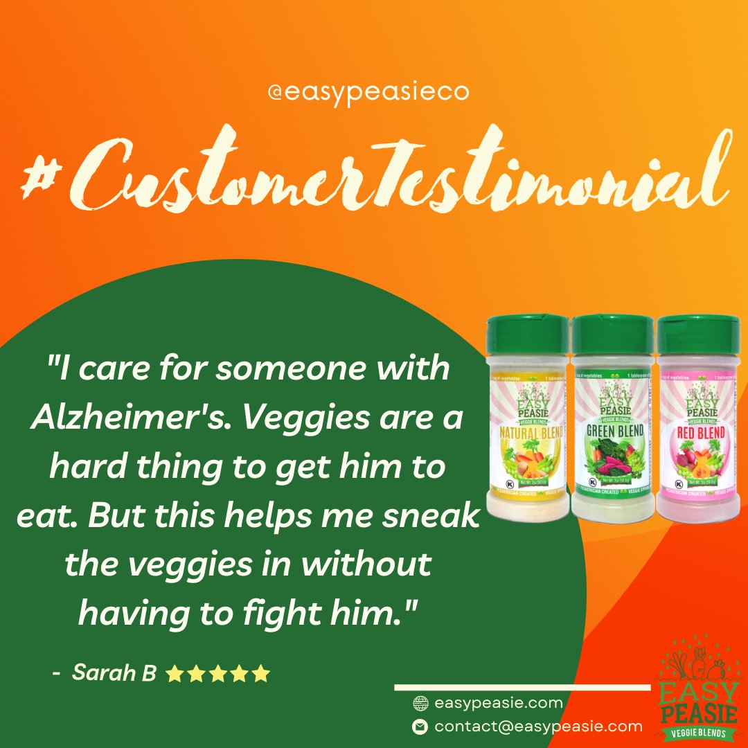 easypeasieco's tweet image. Your words truly touch our hearts. We're so glad our product is making a positive impact on your journey as a caregiver. 
#easypeasie #veggiepowder #healthykids #momapproved #pickyeater #pickyeaterapproved #customerappreciation #healthyeating #CaregiverSupport #HealthyChoices