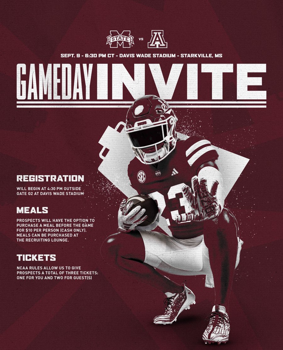 I will be in Starkville this Saturday🐶 @CoachUno1 @CoachMcBath_MSU @CoachZachArnett @CoachMeleMSU @BrettDewhurst