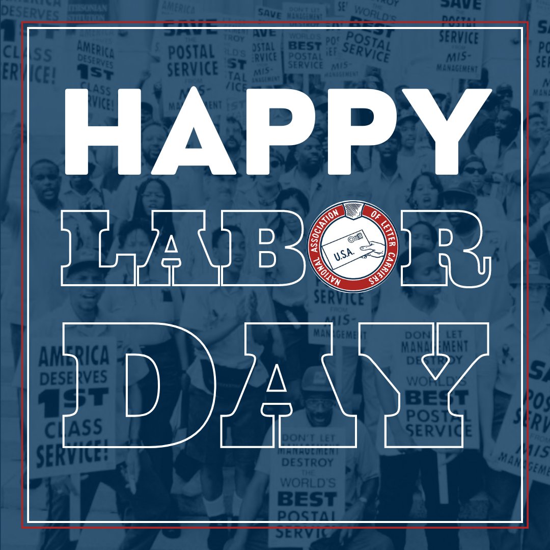 NALC_National's tweet image. Happy Labor Day from NALC! Today, we celebrate our members, our union and all working people across the country. We are proud to stand in solidarity with the labor movement's fight for fair, safe workplaces where workers' respect and dignity are prioritized and protected.