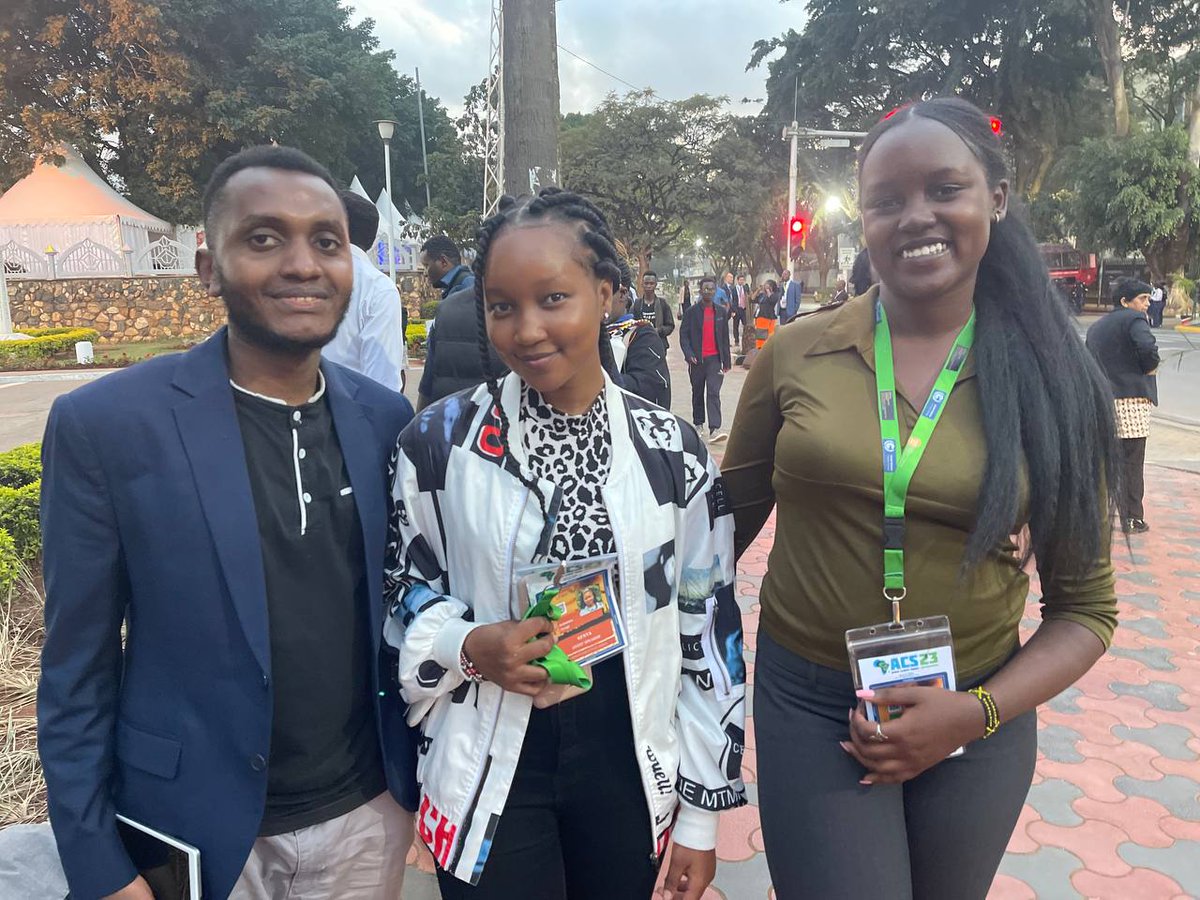 First day at ACS ✨ .Collecting our badges .Am honored to be representing various movements and organizations that are at the front on tackling climate change and addressing sustainable food systems .  We the young people , are the change so help us.🌍🫶💚. #oneafrica