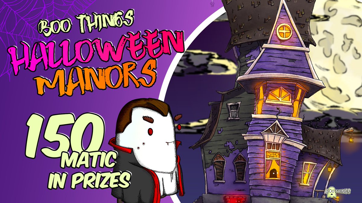🎃Halloween Manors 🎃

🇧🇷 Evento especial do Boo com 150 MATIC em prêmios

🇺🇸 Boo Things special event with 150 MATIC in Prizes

Mais info 👇 More info
discord.gg/EJy9NKh3gH

#NFTCommunity #NFTdrop