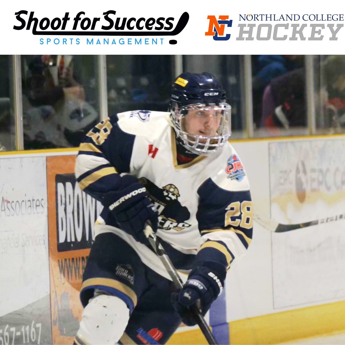 MAshoot4success's tweet image. Congratulations to Shoot for Success Athlete @androniqueS88 on his NCAA commitment to @LumberJackHKY 🪓!! Last season Andronique played with the @KLGoldMiners in the NOJHL!!  #S4SDevelopment