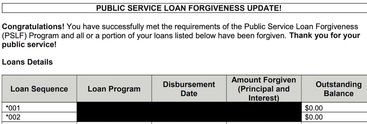 Best birthday present ever... #pslf