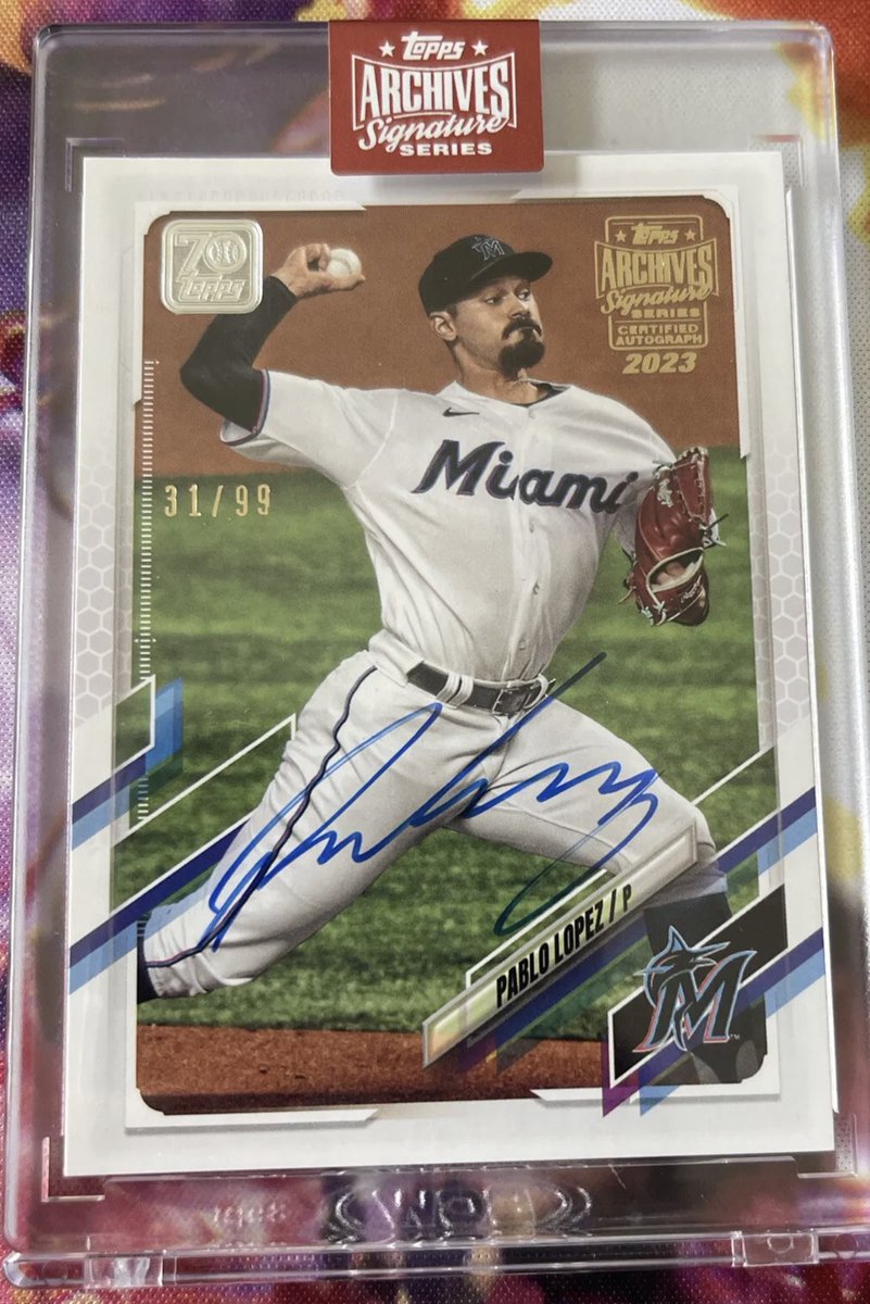 Pablo Lopez has thrown like the ace the #MNTwins wanted when they dealt for him. Today he starts a big game against the #Guardians.

RT and like for a chance to win his 2023 <a href="/Topps/">Topps</a> Signature Series auto. Must be following to be eligible.