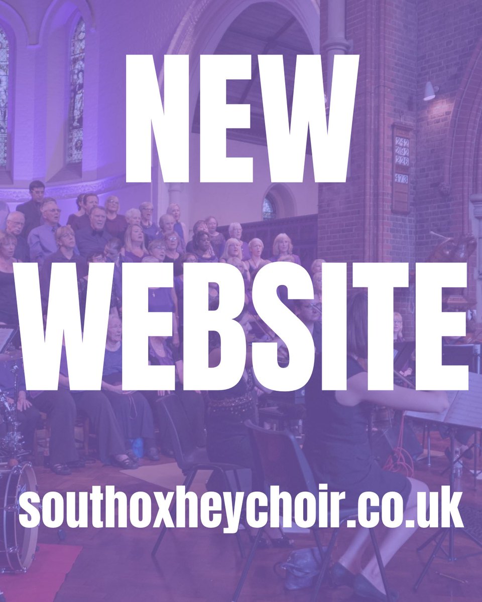 SOChoirs's tweet image. We have a new website.

southoxheychoir.co.uk

Have a look and let us know what you think 🤔