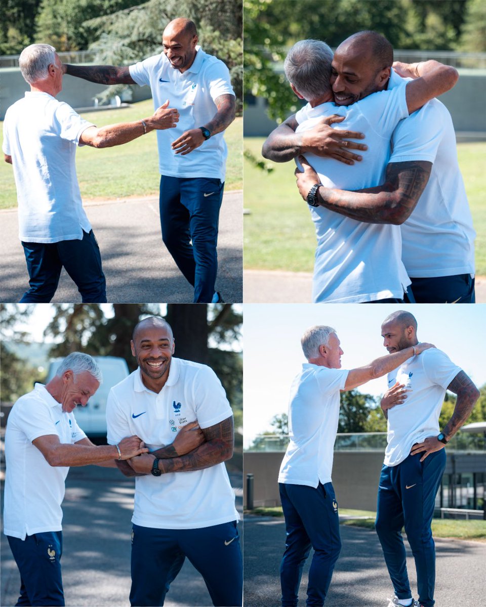 equipedefrance's tweet photo. Coach 🤗 Coach 

#FiersdetreBleus https://t.co/bbM4qWIsCU