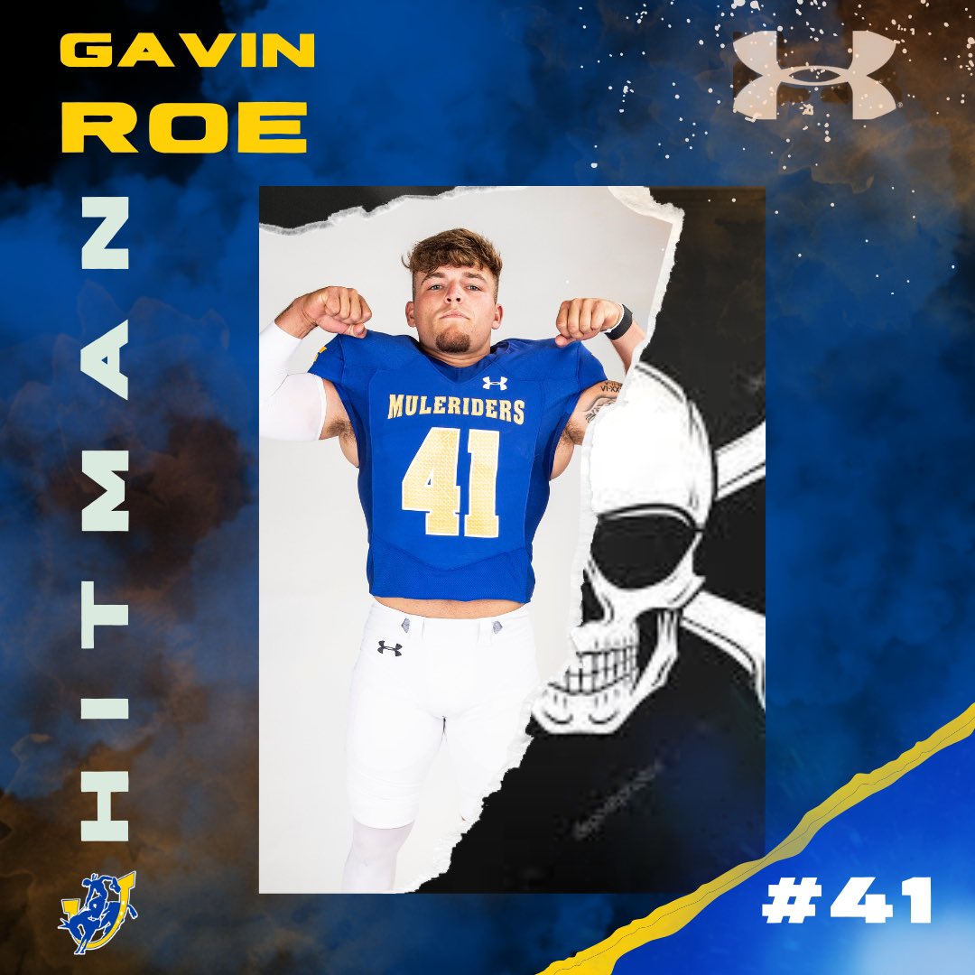 CoachBradSmiley's tweet photo. CONGRATS to LB Gavin Roe, this week’s #HITMAN award winner in VICTORY over SE Oklahoma!! 🤙🏇 https://t.co/w6ige2vM5f
