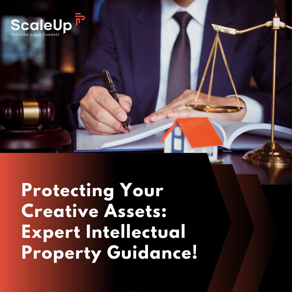 Just as a shield guards against threats, ScaleUp Legal shields your intellectual property. Let us navigate trademarks, copyrights, and patents to safeguard your innovations.

#IPProtection #InnovationsGuardian #ScaleUpLegal #SecureAssets #BusinessInnovations