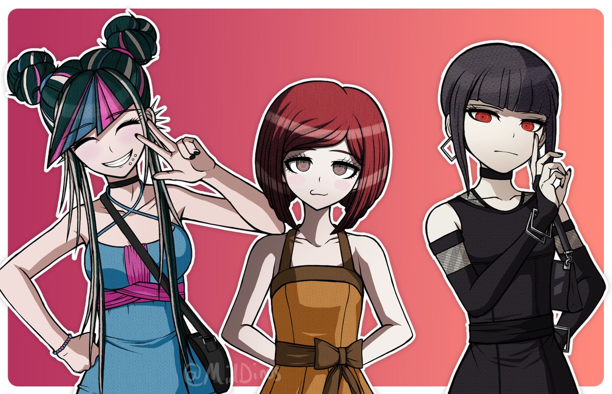 Dresses!! 👗 #danganronpa