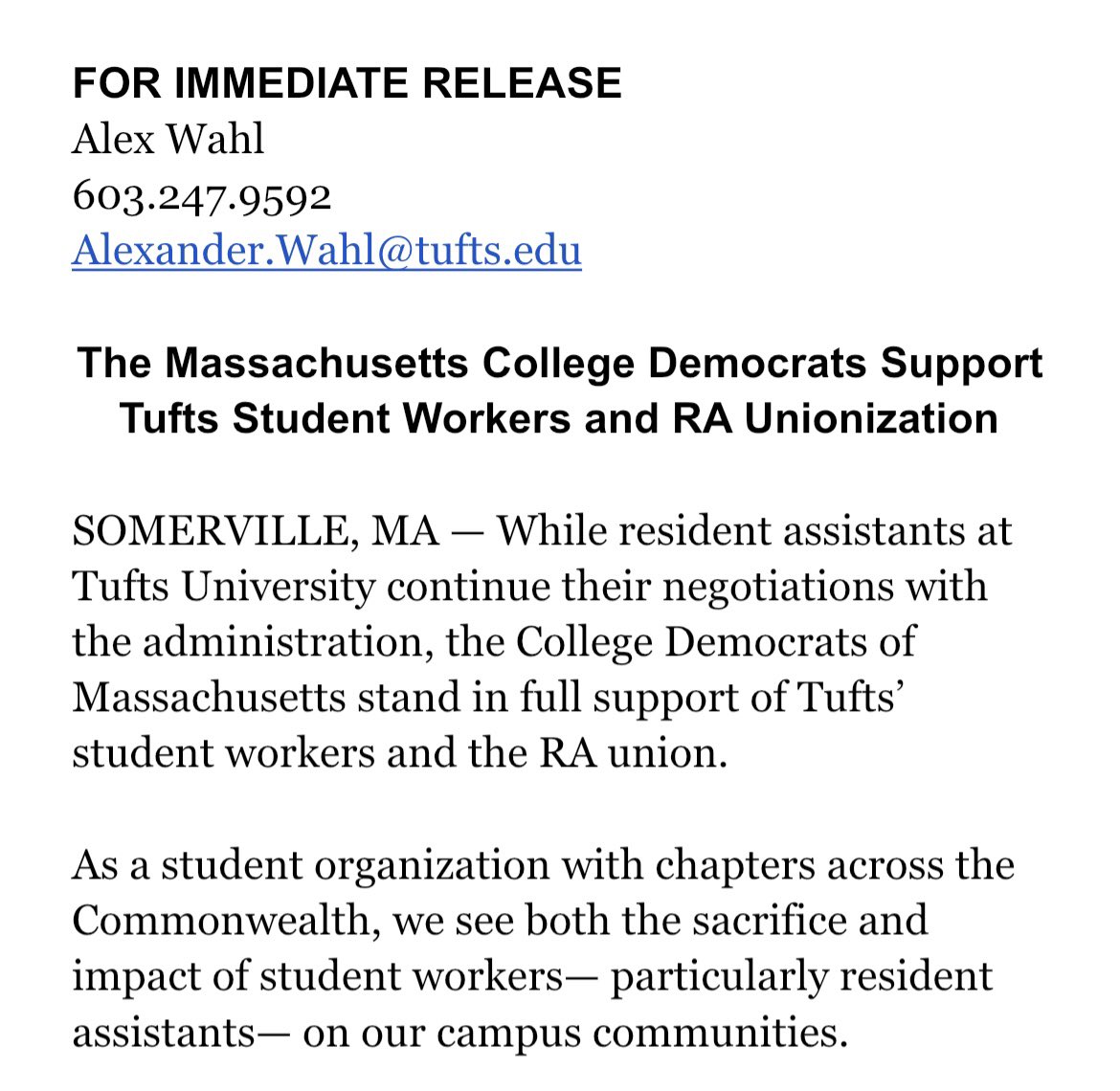 College Dems of MA tweet media