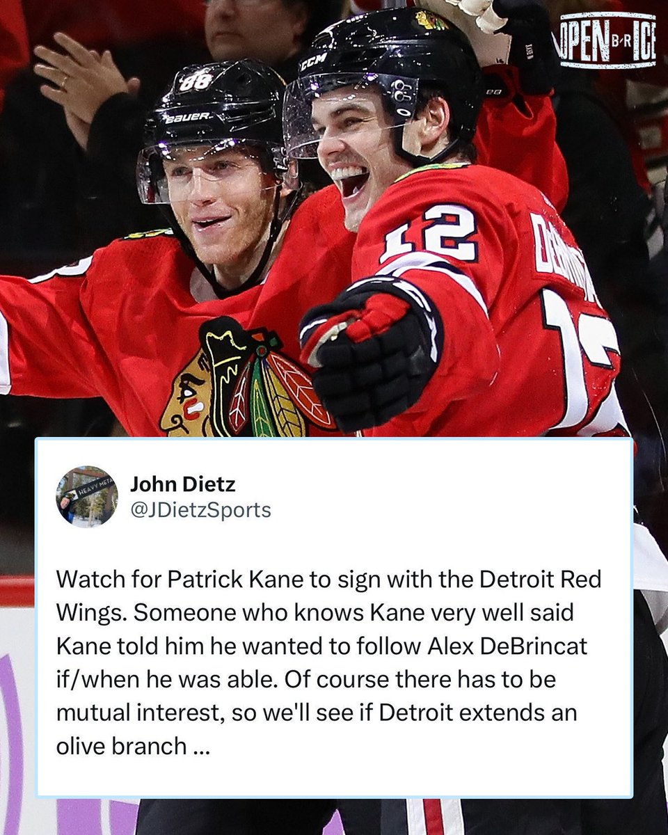 BR_OpenIce's tweet photo. Is Patrick Kane the newest piece in the Yzerplan?? 👀

(via @JDietzSports) https://t.co/JMdVmpX0Fg