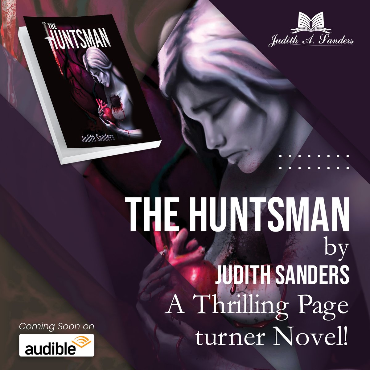 judithasanders's tweet photo. In 'The Huntsman' by Judith Sanders, tensions are high as a killer is on the loose and a mother's actions leave her child in danger.  Don't miss this thrilling page-turner!
https://t.co/z61FLVSZM6 #murdermystery #suspense #serialkiller #thrillingstory #thrillerbooks https://t.co/5KCPNHuFCO