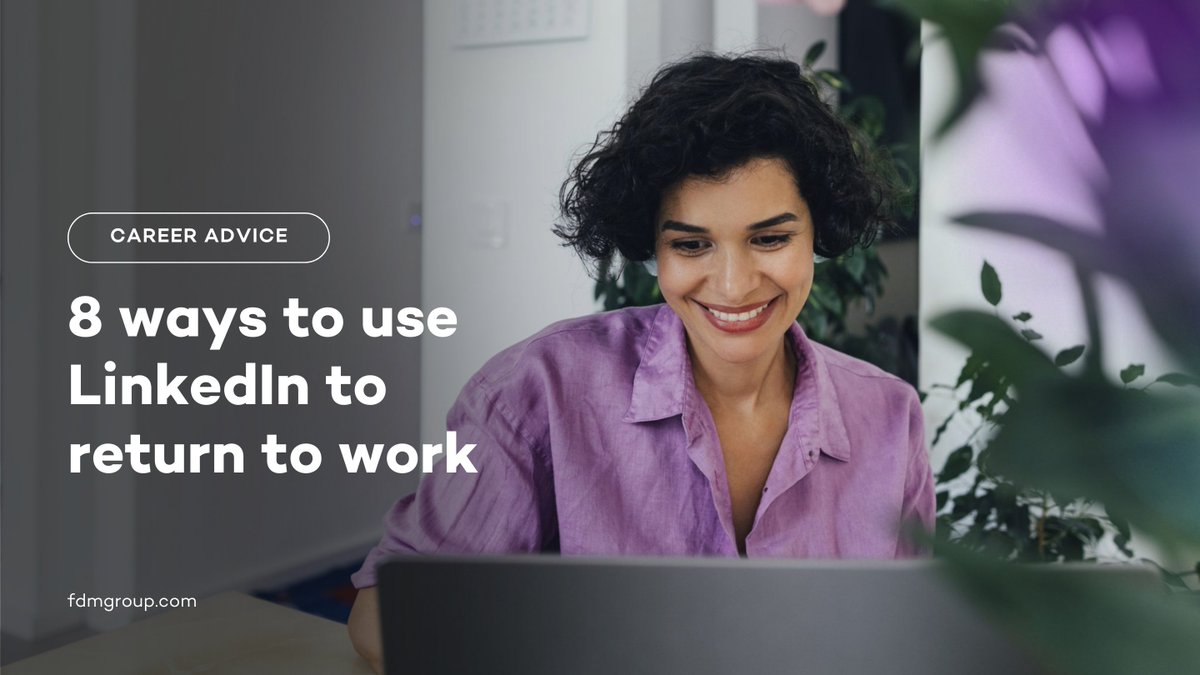 FDMGroup's tweet image. #LinkedIn can be a powerful ally for those looking to rejoin the workforce. Learn how to optimise your LinkedIn profile, highlight your skills and experiences, connect with other professionals and much more: bit.ly/3Pj5AgS

#FDMcareers #FDMblogs #ReturnersToWork