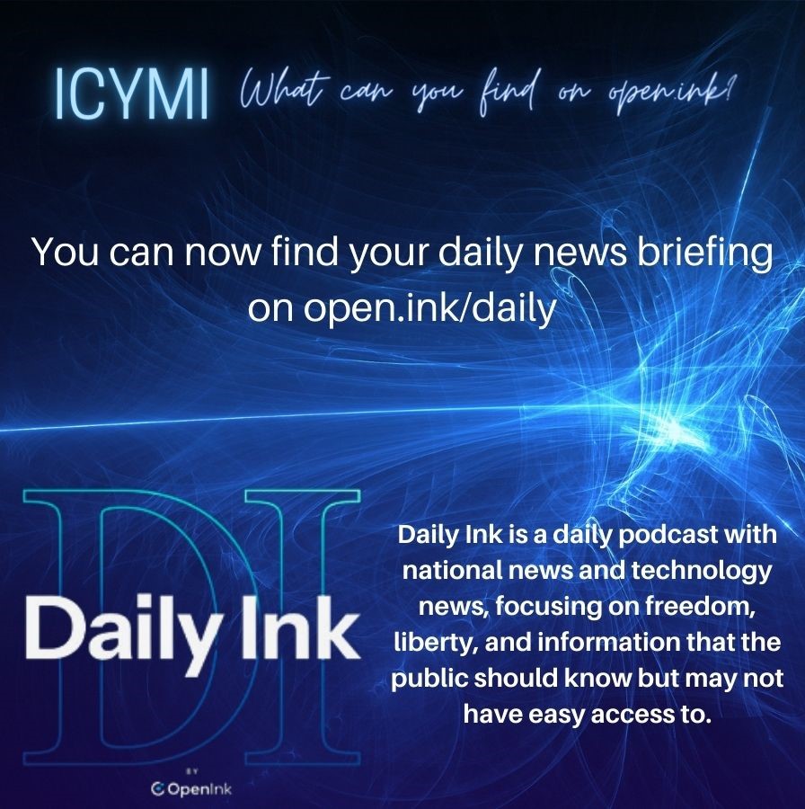 RealOpenInk's tweet photo. In case you missed it, there is a brand new 10-minute daily podcast on https://t.co/CGPrp8l4Vo that is focused on freedom, liberty, and uncensored truth!

Visit https://t.co/zri4YlSsdG to tune in!

@onwardsocial 
#discoveropenink #dailyink #hearthetruth https://t.co/3w8tAKGhQw