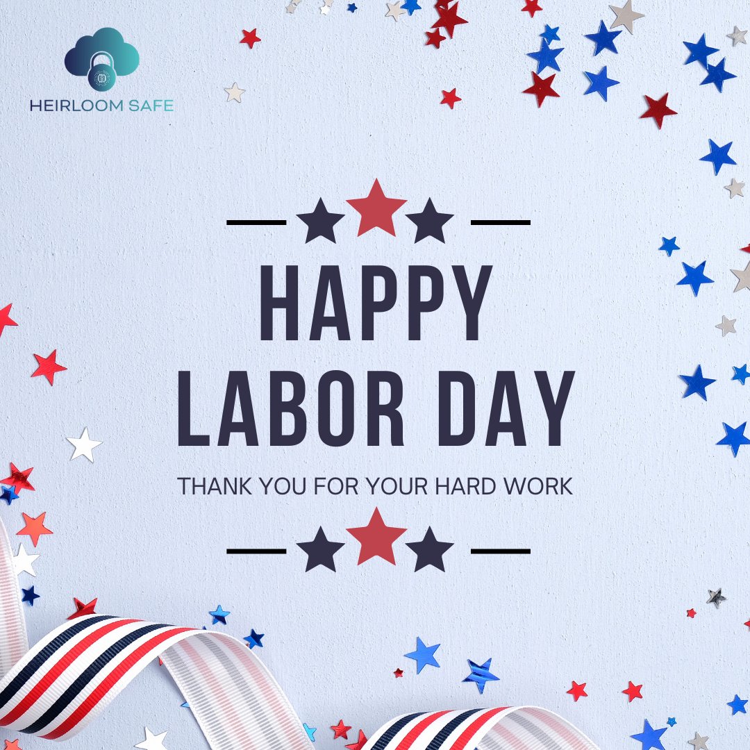 Cheers to the hard work, dedication, and achievements that shape our lives. Wishing everyone a well-deserved and happy Labor Day! 🎉💼
.
.
.
.
#LaborDay #HappyLaborDay #will #datasecurity #livingtrust #estateplan #personaldocuments #securedashboard #legacy #legacycontact