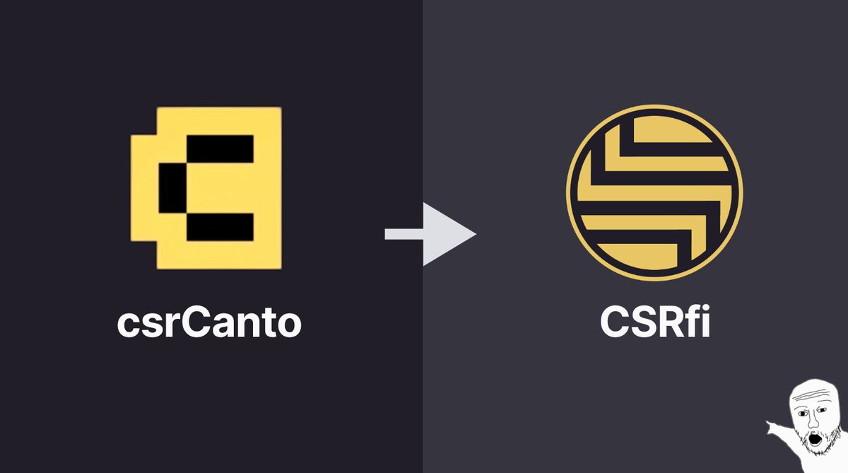 CSR_fi's tweet image. We are thrilled to announce our rebrand from csrCanto to 'CSRfi'! 🥳
Why have we rebranded? What's next? Read on for alpha 💎
🧵 👇