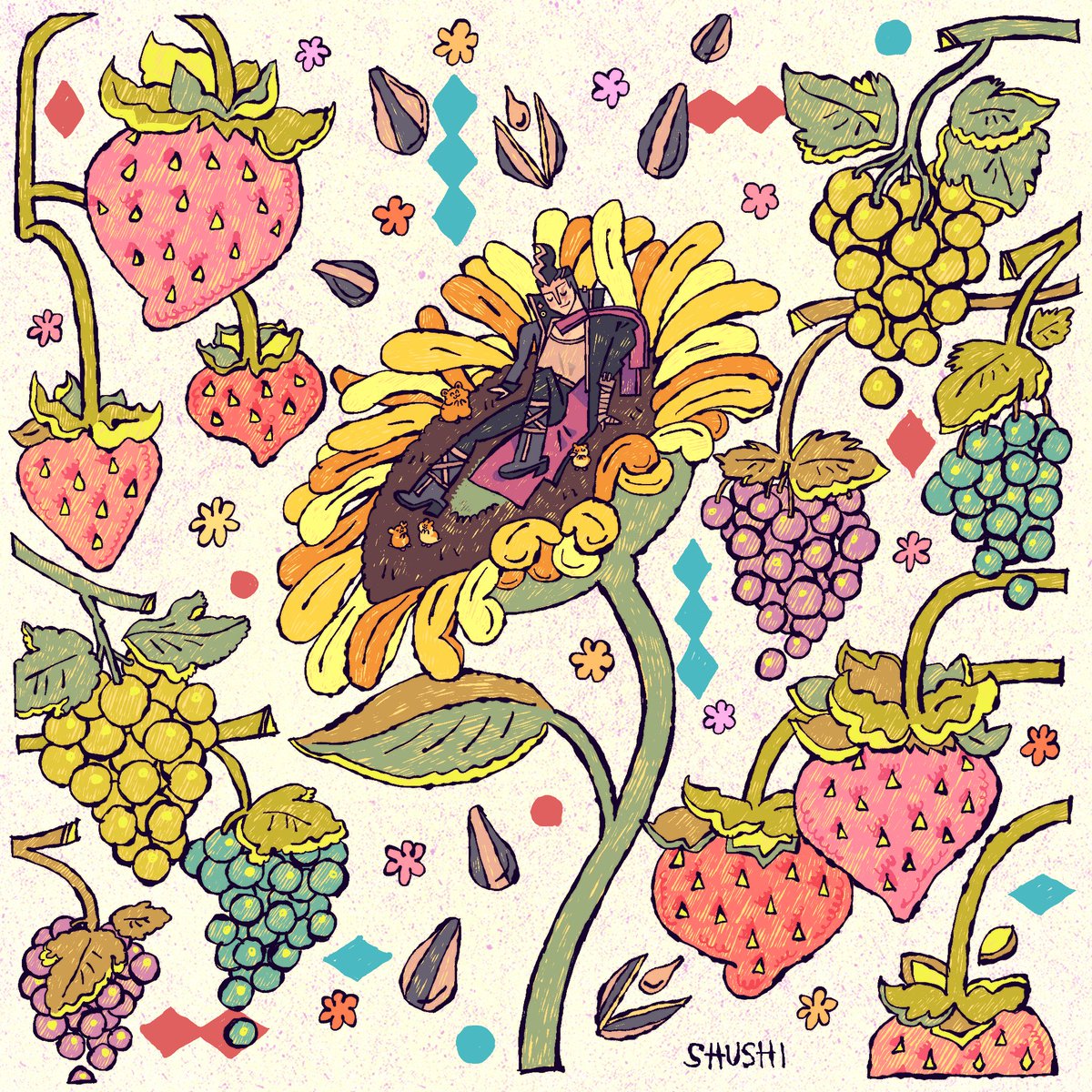 sunflower seed #danganronpa