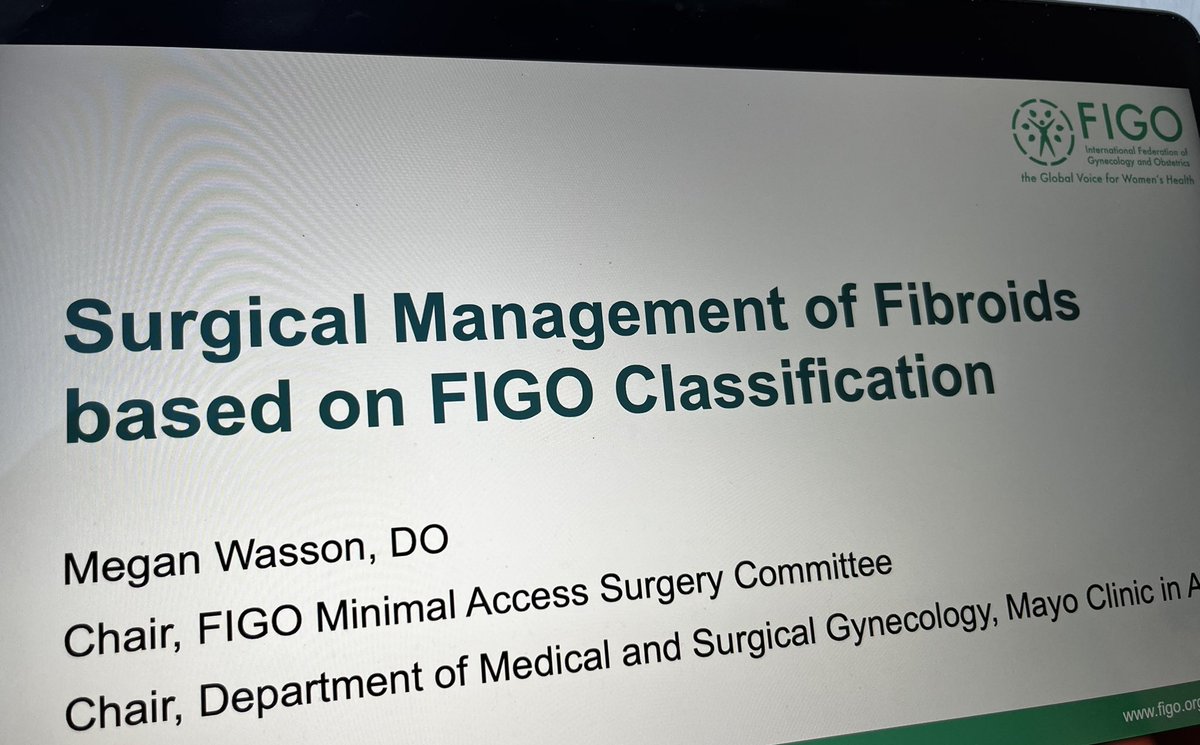WassonMegan's tweet image. Putting the final touches on my upcoming @FIGOHQ symposium presentation as part of the #IFFS World Congress!  Looking forward to one final conference before the #FIGO World Congress in #Paris where #obgyn from around the world will unite as the global voice for women’s health!