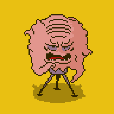 locustpixel's tweet photo. @Pixel_Dailies #pixel_dailies #pixel_art #tmnt #villain
KRANG!)) https://t.co/eZyF7f4pOw