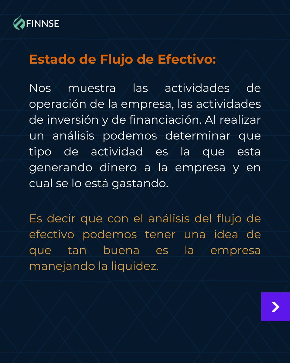 finnsecom's tweet photo. ✅️ El Estado de Flujo de efectivo nos ayuda a identificar que actividades le están generando dinero a la compañía y en cuáles actividades lo está gastando. Aprende más en el siguiente video:
https://t.co/5E1HczSgpd
#EducacionFinanciera https://t.co/DPsaPXYnvl