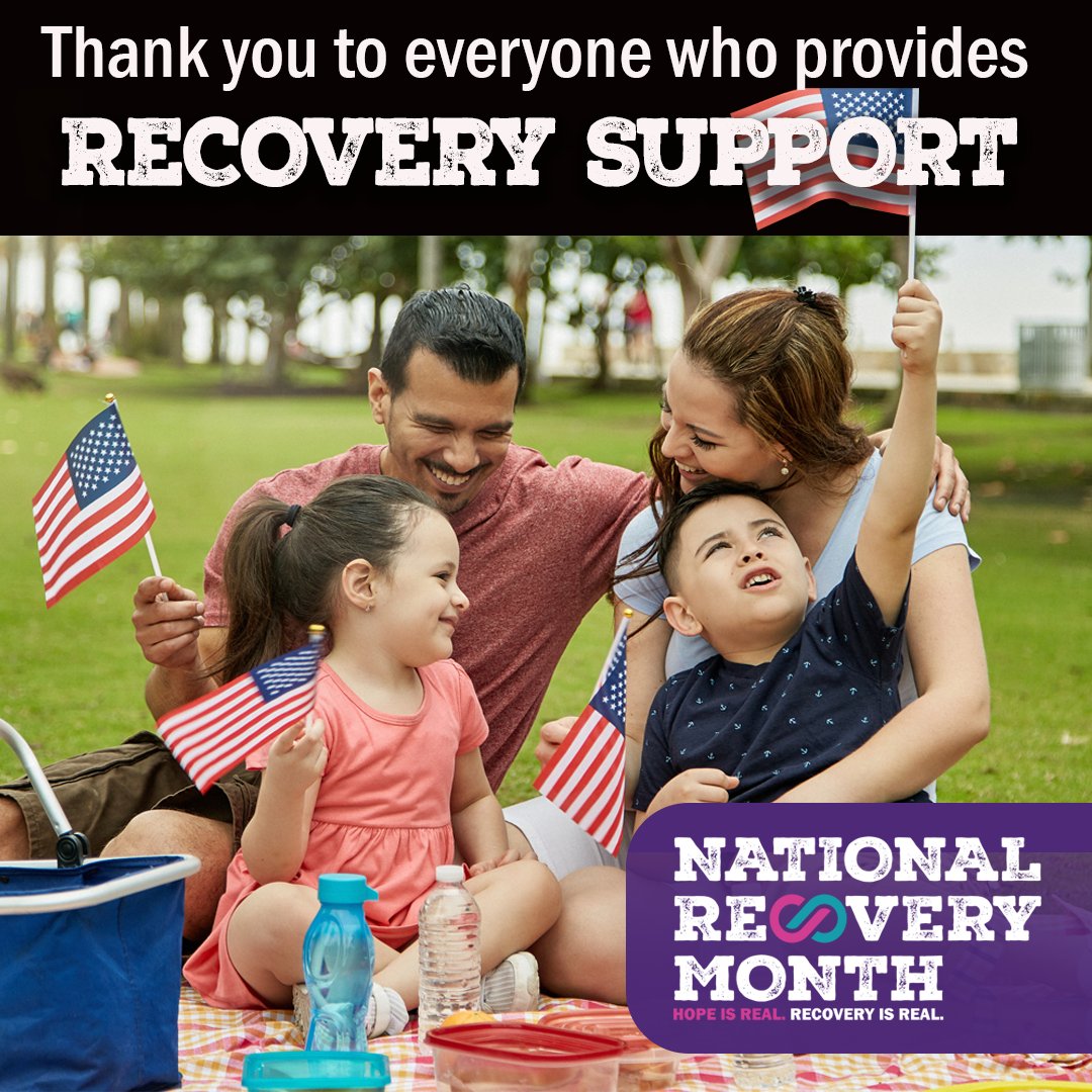 As we celebrate #RecoveryMonth alongside #LaborDay, let's honor the dedication of the workers, peers, and families who provide #RecoverySupport. Because of you, #RecoveryIsTheExpectation and not the exception.

#180degreeimpact