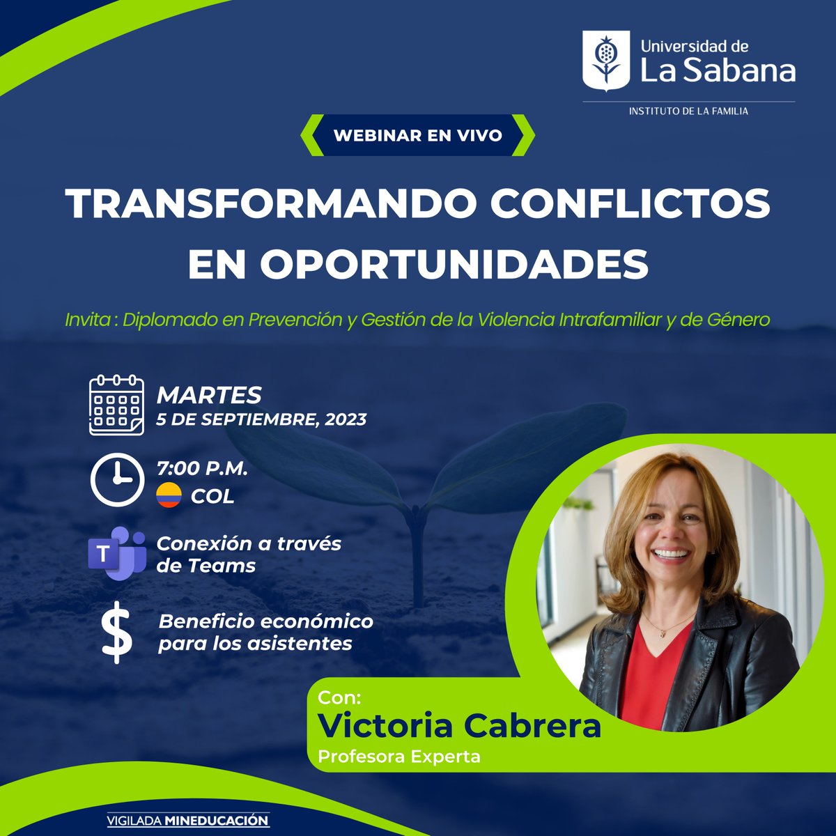 ¡Únete a nuestro Ciclo de webinar: Prevención de la violencia de género en las relaciones familiares! 

Durante toda esta semana, te invitamos a explorar temas clave que transformarán la dinámica familiar. 
acortar.link/0UH98f