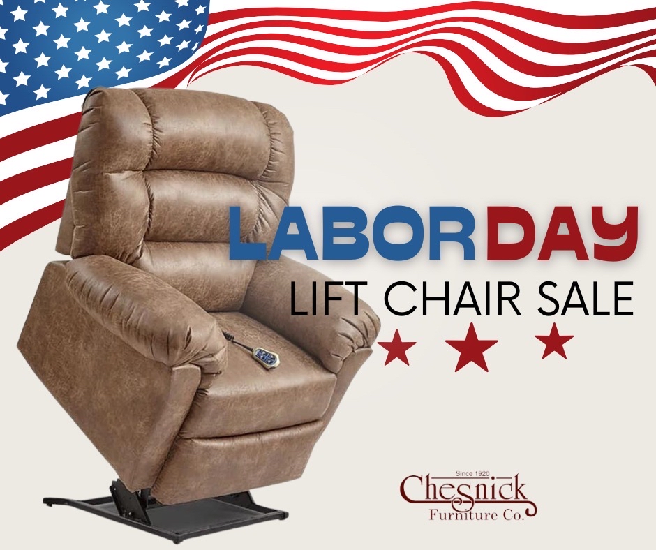 🇺🇸 LABOR DAY LIFT CHAIR SALE 🇺🇸

50% OFF Lift Chairs on our showroom floor! Skip the wait…SHOP and SAVE today with BIG DISCOUNTS and FREE financing options!

#LiftChairs #Chesnicks #VictoriaTX
