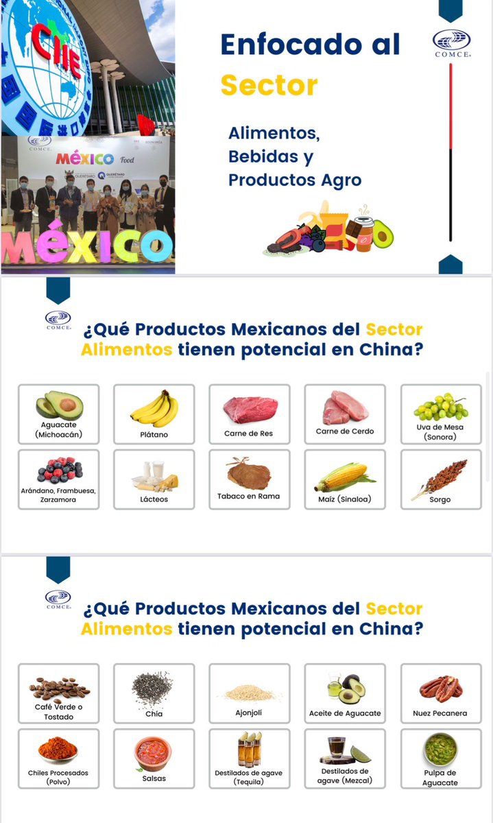 ComceOficial's tweet photo. 🇨🇳 Nos vamos a #venderle a #China
Eres #empresa #mexicana y quieres #exportar a China, participa en la #Misión de #Negocios del #COMCE
⚠️ Últimos lugares⚠️
🗓️Noviembre 2023
Información y registro📩asiayoceania@comce.org.mx
Pabellón México CIIE
Modalidad individual y grupal https://t.co/6VWEyN2w1d