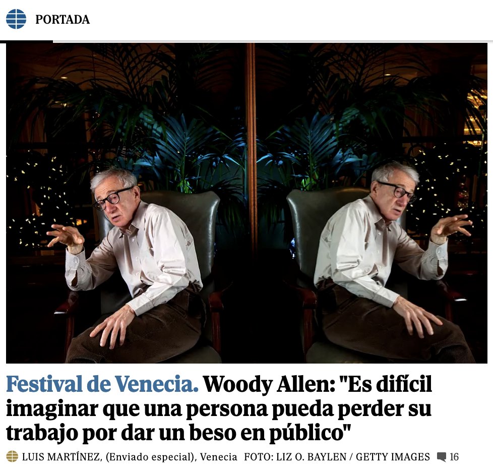 Recordad que hasta un señor tan inteligente y culto como Woody Allen parece un gilipollas si no está bien informado.