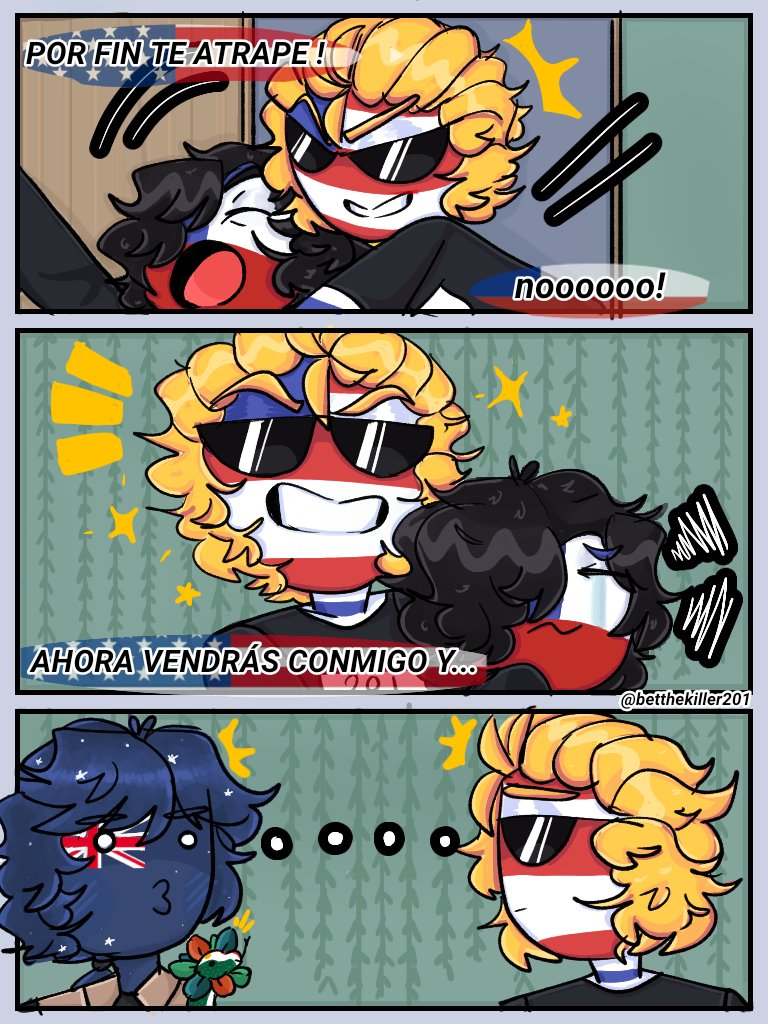 betthekiller201's tweet photo. El príncipe y la serpiente part 22
Australia x México ✨✨
#betthekiller201 #CountryHumans #CountryHumans_mexico #CountryHumans_chile #autriamex #country_humans_australia #CountryHumans_chile
#CountryHumansChile https://t.co/HAYoHkrIGo