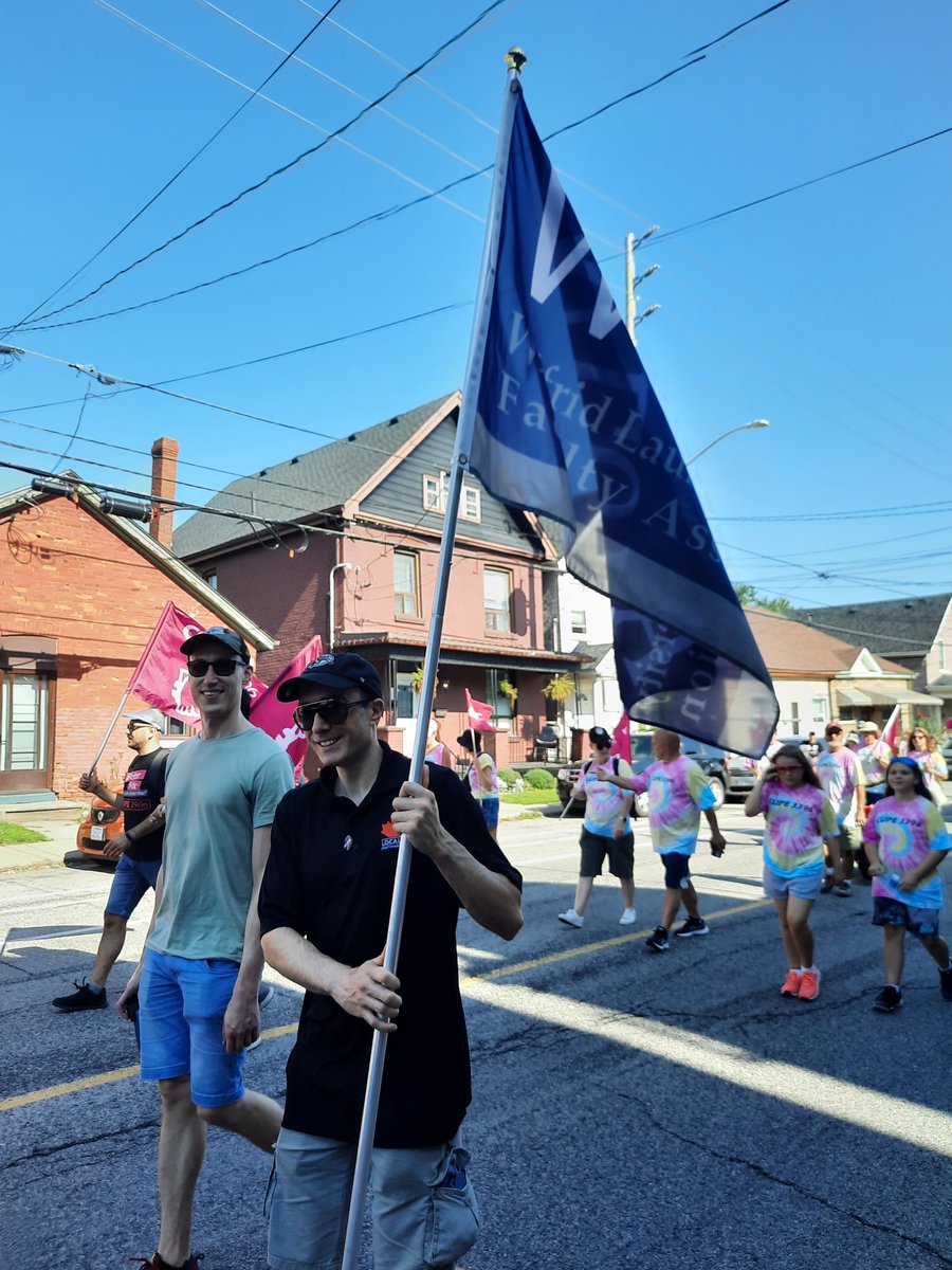 WLUFA's tweet photo. Happy #LabourDay, WLUFA Members! Your dedication fuels education's future.
As we honour the labour movement's legacy, remember the power of unity and collective action.
Together, we can shape a brighter future for academia!
#WLUFA #LabourDay2023 #StrongerTogether https://t.co/KP0Qb7AOfV