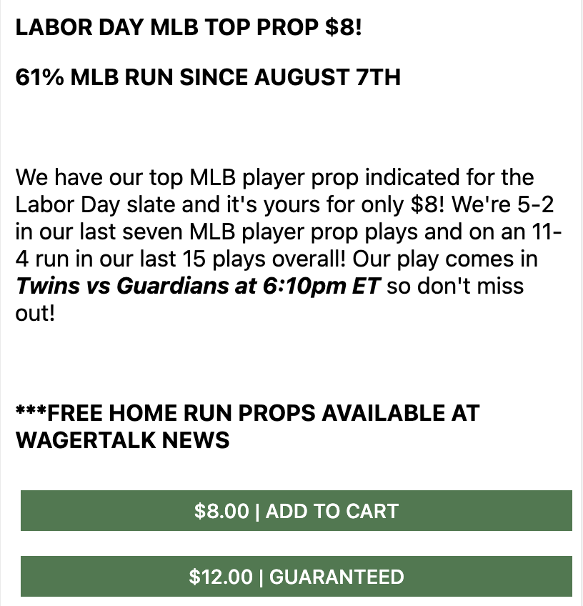 PropHubPicks's tweet image. ⚾️ Before today's #MLB slate gets going, read up on our FREE home run #PlayerProps over at @WagerTalk News! Be sure to view our premium plays at @Sportsmemo as well 🤑 #PlayerPropBets

HR Props 👉 wt.buzz/3qXC5rs
Premium Plays ➡️ sm.buzz/prophub